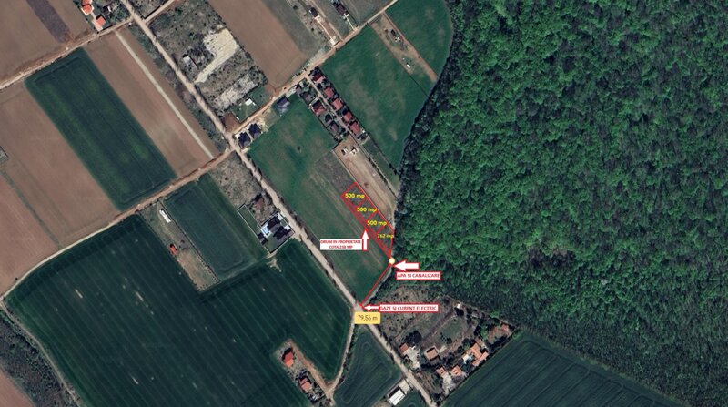 Snagov, langa padurea Snagov, Izvorani, teren intravilan 2.300 mp,